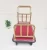 Import Hotel Rose golden color Bellman&#39;s four wheels lobby  hand baggage trolley luggage trolley cart from China