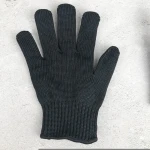 Hppe Nylon Nitrile  Seafood  Cut Resistant Hand socks Level 5 Work Safety Anti Cut Hand s With stainless steel  ABS Oyster knife