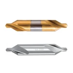 HSS4341 Double Side DIN333 a Type Center Drill Bits with Tin Coating