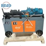 hydraulic steel rod thread rolling machine three-shaft thread rolling machine