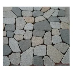 HZM-136-T DIY Easy Stone Granite Irregular Shaped Paver Flexible Stone for Pavement or Driveway