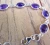 Import Imperious design purple amethyst jewelry bracelet 2020 wholesale 925 silver jewelry handmade silver bracelet jewelry from India