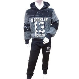 In-Stock  Boy&#039;s Fleece Pullover printing Sweat suit