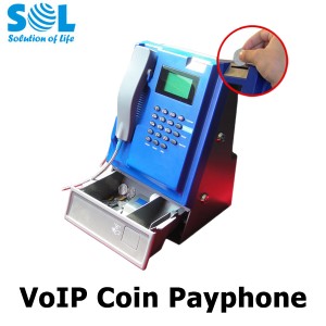 Indoor Wireless VoIP Coin Payphone
