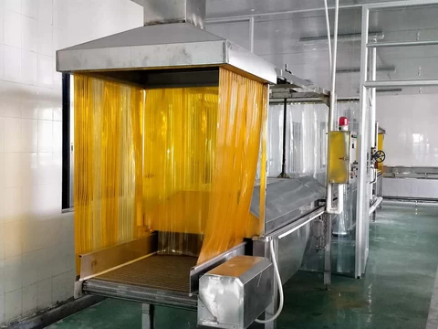 Industrial Continuous Shrimp Steam Cooking Machine Steamer for fish/meat/shrimp/vegetables/Instant noodles