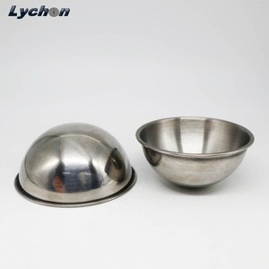 Industrial manufacture 20mm to 90mm stainless steel polished half round ball