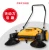 Import Industrial unpowered double brush HM920 fuel and electric free hand push sweeper/road floor sweeper from China