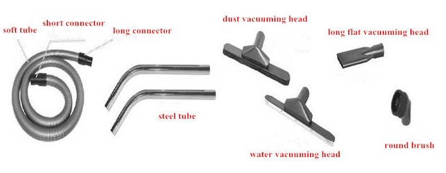 industry commercial wet dry vacuum cleaner accessories