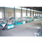 Inline emitter drip irrigation pipe making machine 160 m/min speed plastic water tube single screw extruder