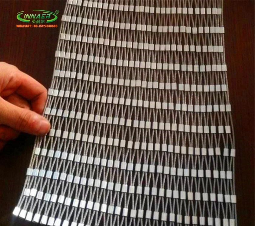 INNAER  SS304 flexible stainless steel cable mesh for zoo mesh