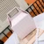 Import Ins 2021 New Geometric Square Box Genuine Leather Bag  Acrylic Chain Shoulder Bags For Women from China
