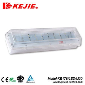 IP65 led fire  safety emergency light waterproof led wall light for indoor or outdoor