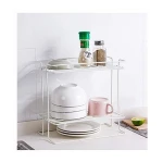 iron corner spice rack
