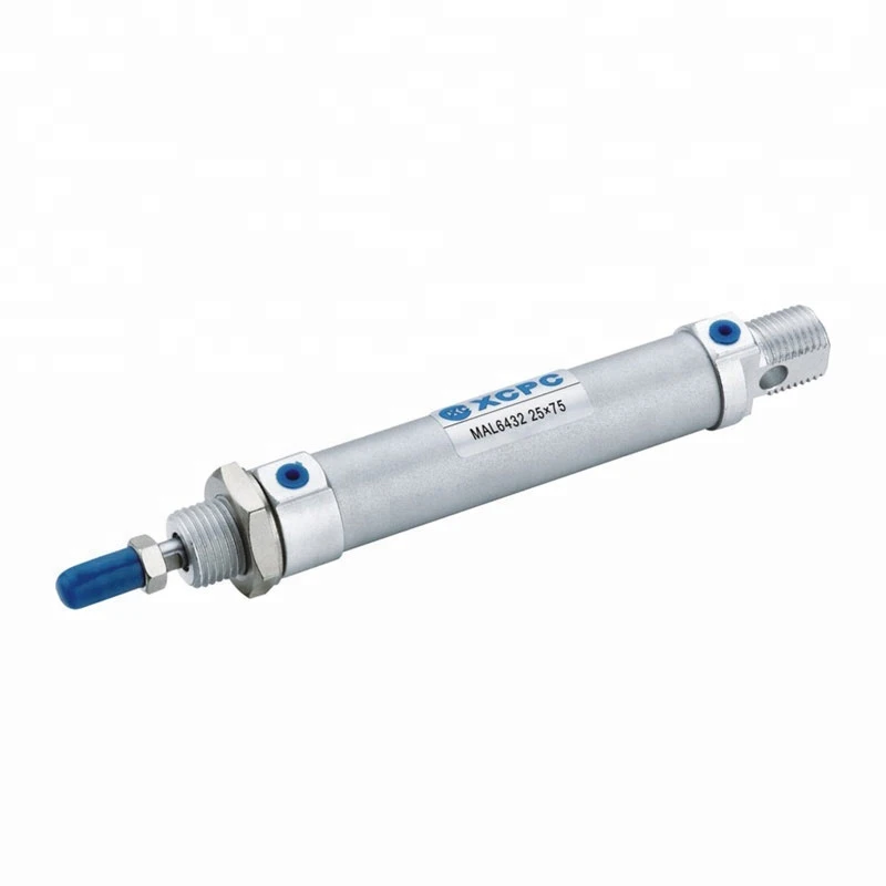 ISO6431 Standard DSNU Type Stainless Steel Sing Acting Air Pneumatic Cylinders with Cushion