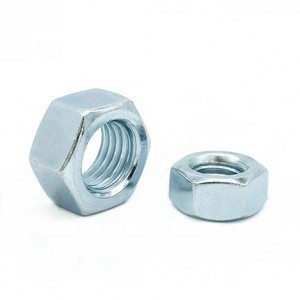 ISO7414  high quality carbon steel zinc plated Structural bolting with large width across flats hexagon nuts