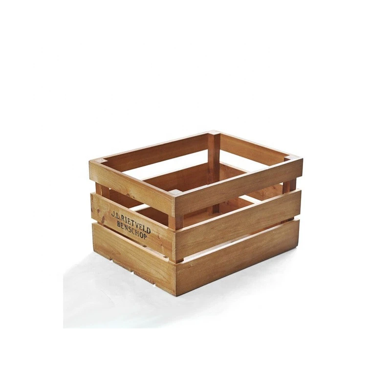 Japan Feature Rustic Large Rectangular Wooden Crate
