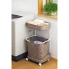 Japan Soft-Colored Basket Laundry Products With Wheels