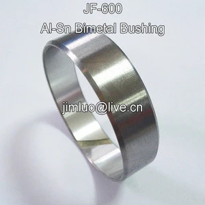 JF600 700 720 800 BM steel backing bronze sintered layer slide bimetal bearing bushing