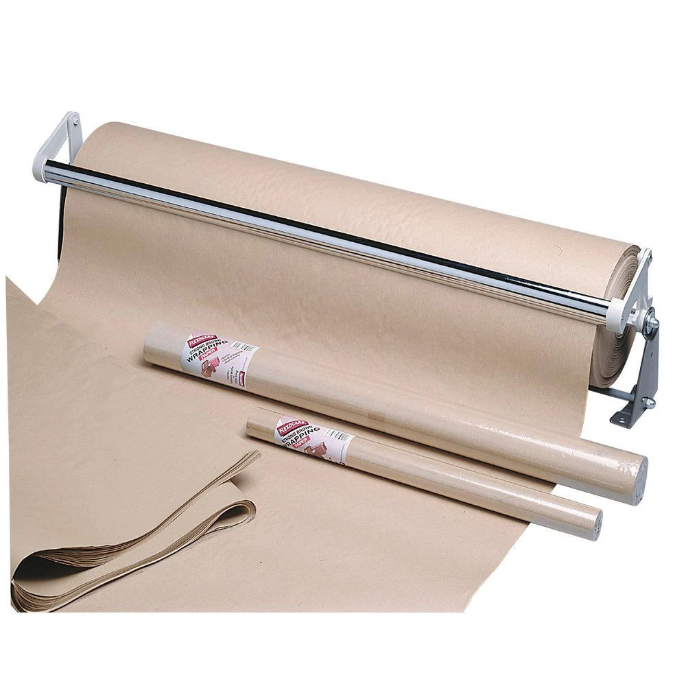 JH-Mech Wrapping Paper Roll Cutters - Holder &amp; Dispenser For Butcher Freezer Craft Rolls
