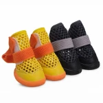 JML colorful lovely dog shoes mesh big hole breathable mesh shoesdog boots dog shoes cute   pet accessories