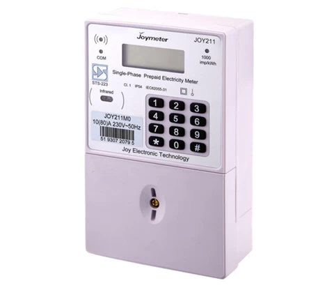 JOY211M2 split sts keypad sts prepaid electricity meter with user interface unit