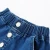 Import JS-190G Little Girls Modeling Ruffle Blue Denim Jean Skirt Summer Spring Skort Jeans from China
