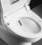 Import JT-290B white smart heated toilet seat battery operated seat cover from China