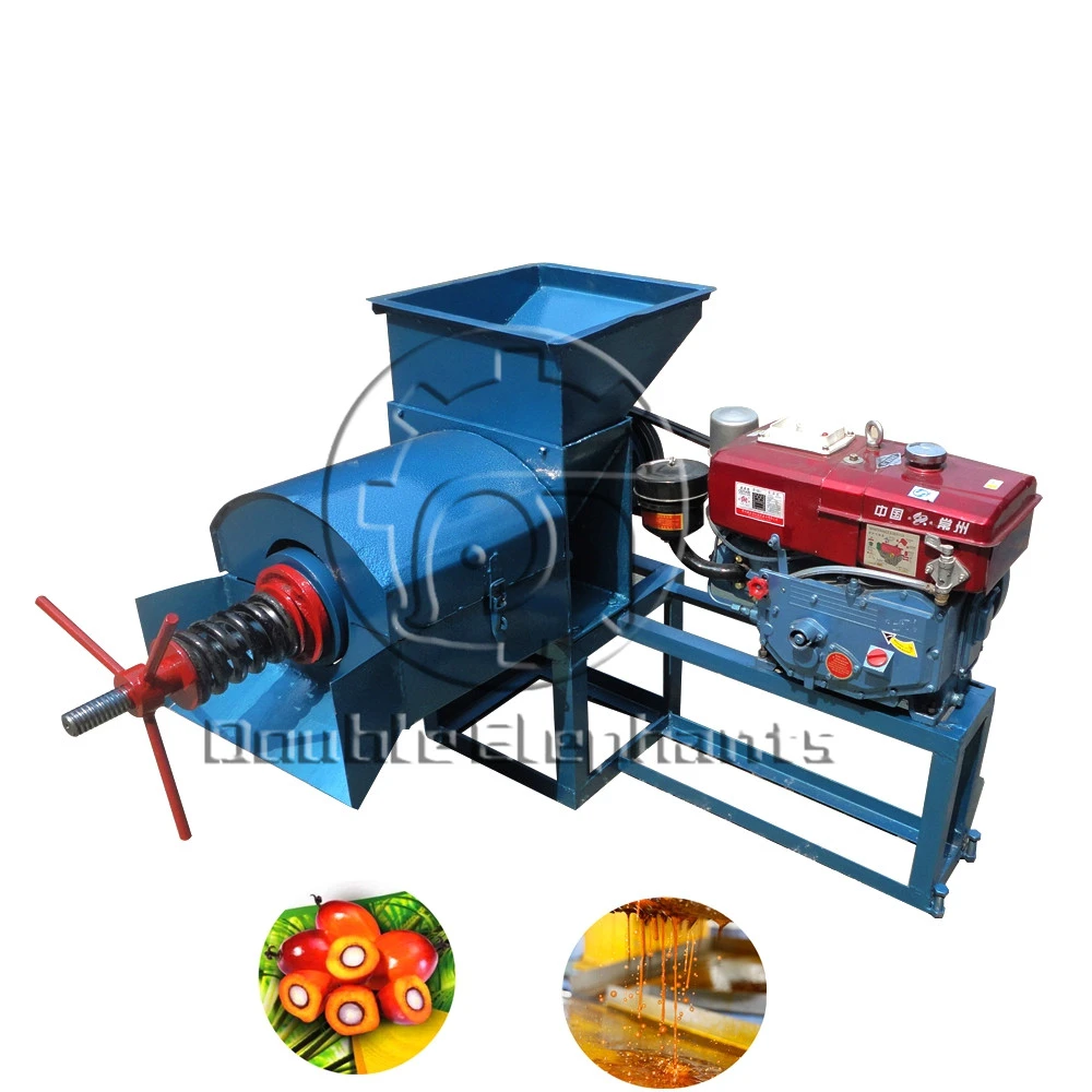 300kg/H Small Palm Oil Press, Oil Mill, Oil Extraction Machine in Africa