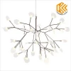 KH003 Nordic Modern Leaf LED Chandelier Pendant Light for Dining room,Living room Cafe and Bar