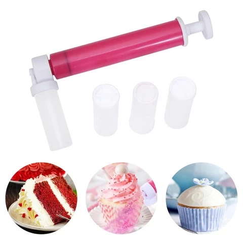 Kitchen Baking Tool Accessories Cake decorating tools Manual cake spray gun pump Plastic cake coloring duster