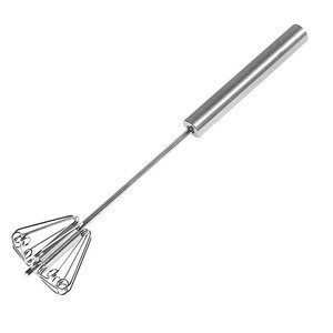 Kitchen Egg Tools Whisk Wholesale Stainless Steel Baking Tool Semi-automatic Egg Beater for Flour Mixer