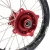 Import KKE 19/16 Motorcycle Spoked Kids Big Wheels  Set Compatible with CR80R CR85R 2003-2008 Red Hub Black Rim from China