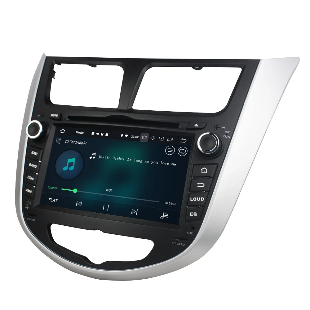 Klyde KD 7025 autoradio 2 din dvd player car gps navigation android 9.0  radio for Verna  Accent  Solaris 2011 2012