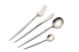 Knife Spoon Fork e-co friendly 304 Dinnerware Sets Cutlery luxury Stainless Steel dinnerware set Gold Plated Dinnerware Sets