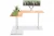Import L Shaped Power Height  Adjustable Standing up Workstation Desk Frame from China