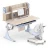 Import L12a Children best size bedroom furniture wood study table for Kids children study table chair sets from China