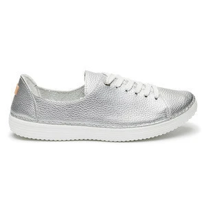 Laced shoes for women EVA-sole eco-leather sneakers ladies casual shoes