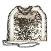 Ladies handbags Wallet shoulder bag leather purse Sequins evening bag for women