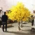 Import Large Plants Landscape simulation ginkgo leaf plastic artificial green tree wishing yellow ginkgo biloba tree from China