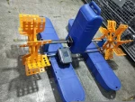 large solar cell paddle wheel aerator machine for shrimp solar powered submersible aquaculture fish pond aerator for shrimp