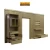 Large TV wall unit cabinet in hotel furniture 5 star