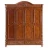 Import latest 4 door bedroom wardrobe solid wood wardrobe design from China