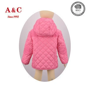Latest Baby Girl Pink Fancy Padded Jacket
