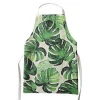 latest design custom digital printing leaf pattern apron
