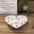Import Latest fashion heart shaped soup bowl with fancy decal for restaurant hotel and kitchen use from China