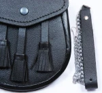 Leather Made Musical Sporran / Scottish Musical Band Sporran