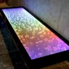 LED bar counter and Bar top with Moving bubbles Horiozontal bubble counter