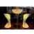 Import led bar night club furniture/led bar table and chairs for cocktail party from China