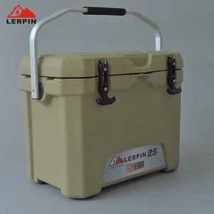 LERPIN 50L Rotaional Molded Ice cooler box with Portable Rope Handles