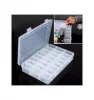 Life Accessories Storage Box 24 Compartment Plastic Case Jewelry Display Organizer Hard Practical High capacity
